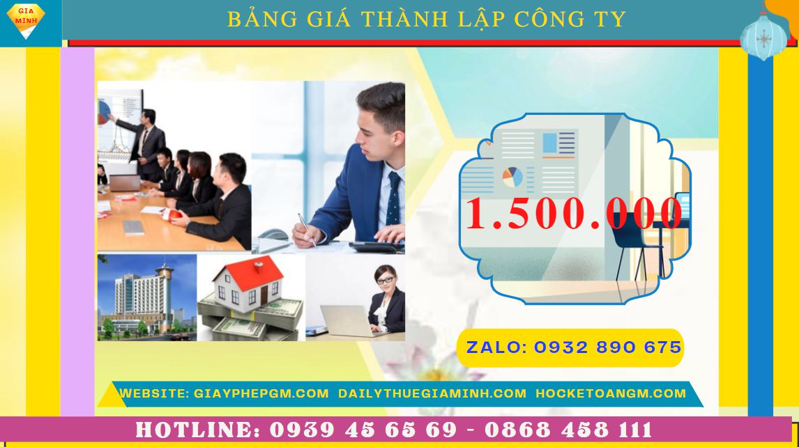 Chi phí thành lập công ty san lấp mặt bằng trọn gói tại Bắc Giang