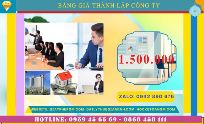 Chi phí thành lập công ty san lấp mặt bằng trọn gói tại Bắc Kạn