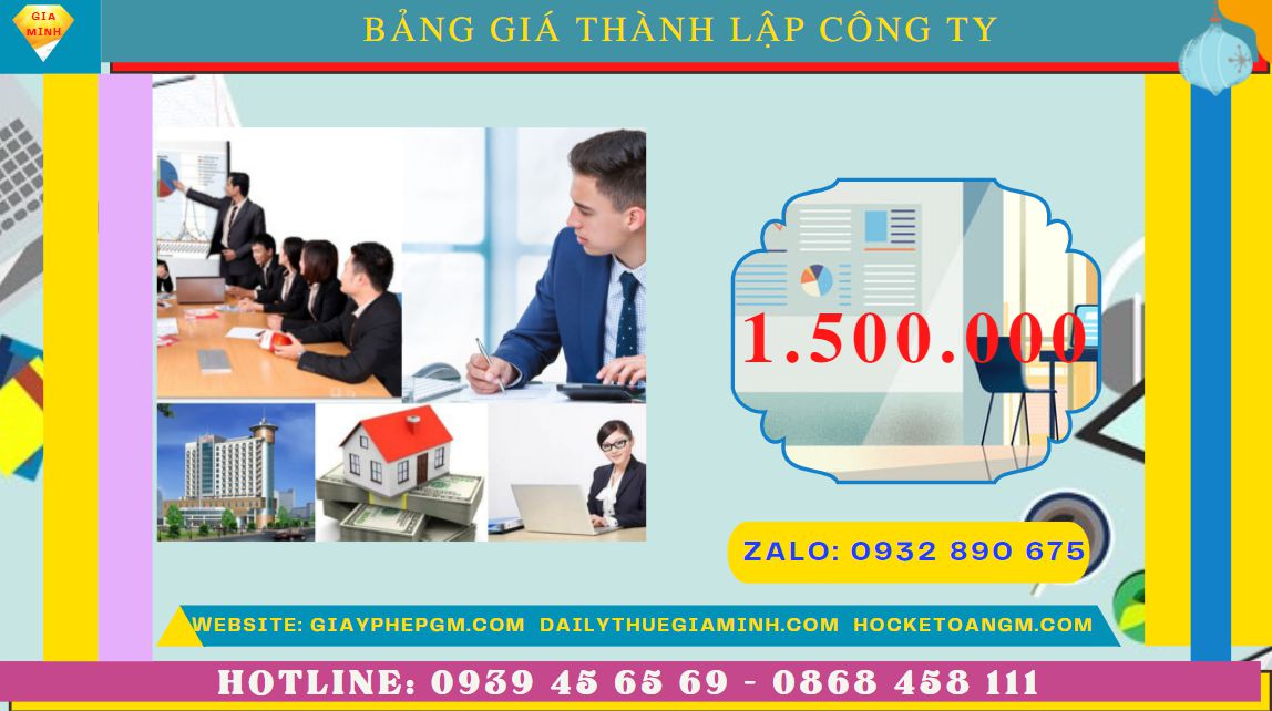 Chi phí thành lập công ty san lấp mặt bằng trọn gói tại Bắc Ninh