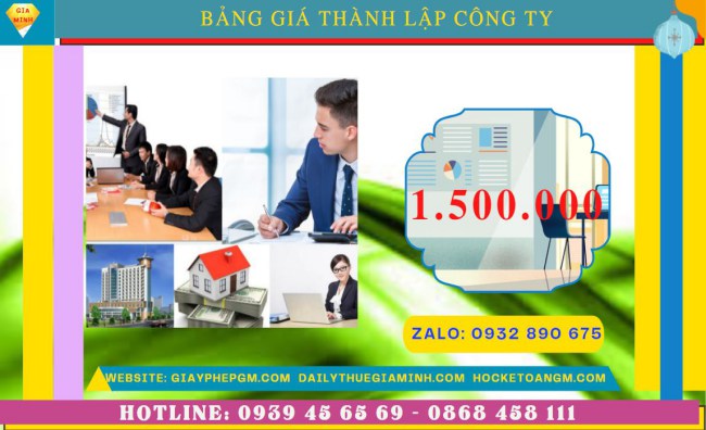 Chi phí thành lập công ty san lấp mặt bằng trọn gói tại Bến Tre