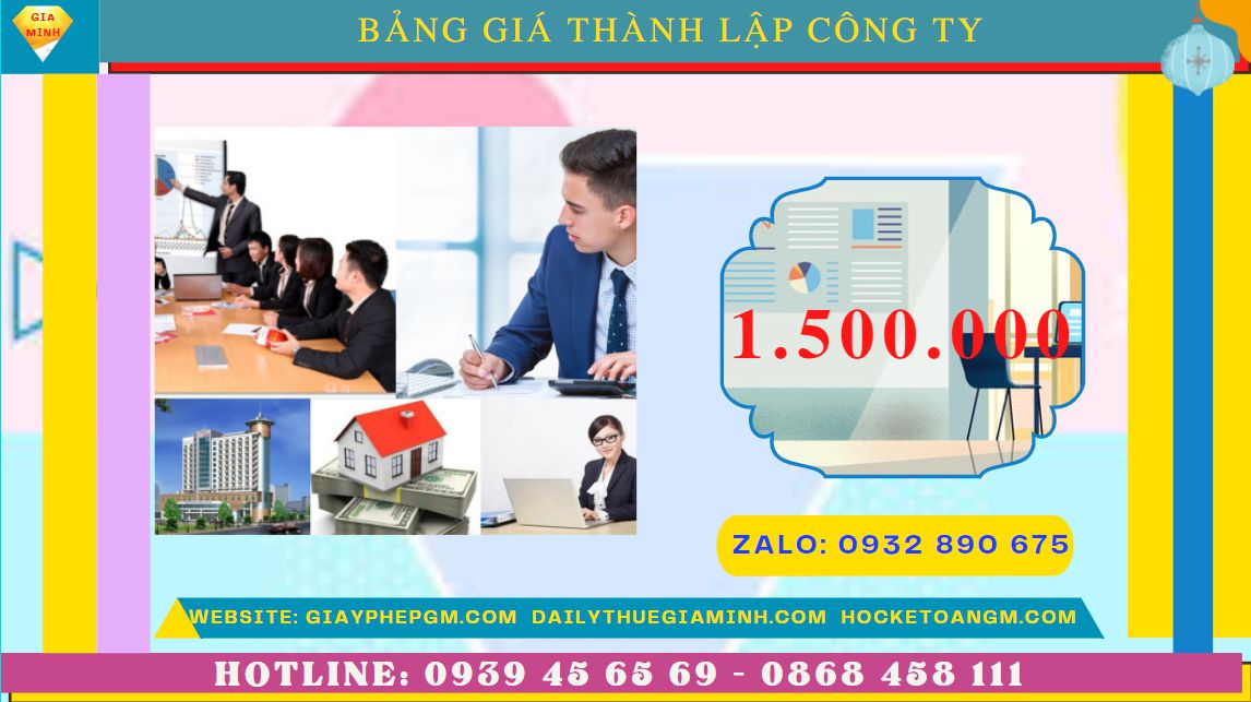 THÀNH LẬP CÔNG TY SAN LẤP MẶT BẰNG TẠI BÌNH DƯƠNG 12 Chi phí thành lập công ty san lấp mặt bằng trọn gói tại Bình Dương