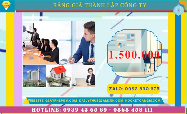 Chi phí thành lập công ty san lấp mặt bằng trọn gói tại Bình Phước