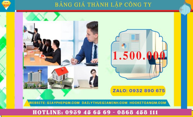 Chi phí thành lập công ty san lấp mặt bằng trọn gói tại Điện Biên