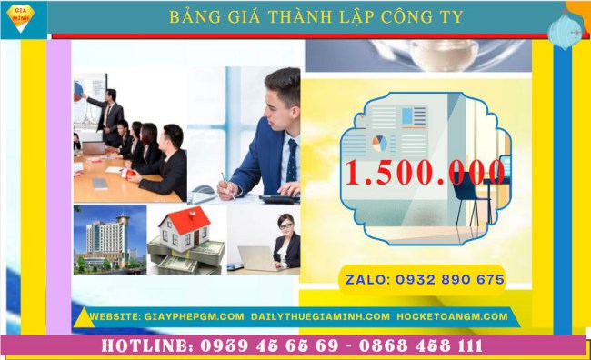 Chi phí thành lập công ty san lấp mặt bằng trọn gói tại Hà Giang