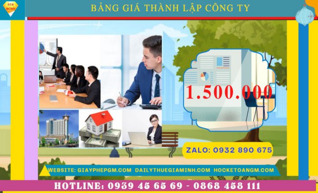 Chi phí thành lập công ty san lấp mặt bằng trọn gói tại Lai Châu