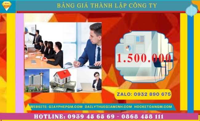 Chi phí thành lập công ty san lấp mặt bằng trọn gói tại Phú Yên