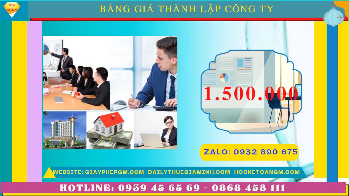 THÀNH LẬP CÔNG TY SAN LẤP MẶT BẰNG TẠI SÓC TRĂNG 12 Chi phí thành lập công ty san lấp mặt bằng trọn gói tại Sóc Trăng