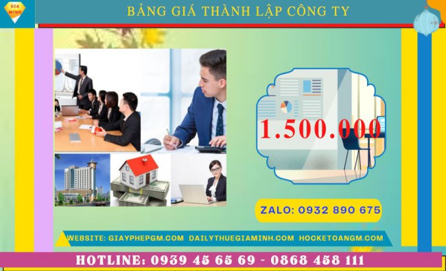 Chi phí thành lập công ty san lấp mặt bằng trọn gói tại Sơn La