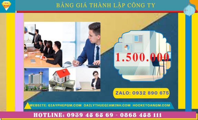Chi phí thành lập công ty san lấp mặt bằng trọn gói tại Tây Ninh