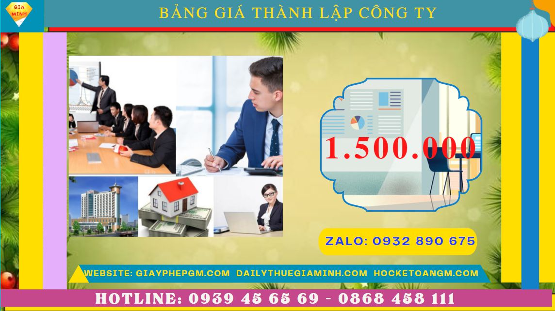 Chi phí thành lập công ty san lấp mặt bằng trọn gói tại Thái Nguyên