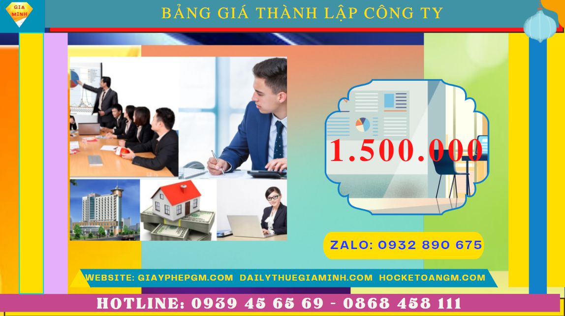 Thành lập công ty san lấp mặt bằng tại Thanh Hóa – Hướng dẫn chi tiết 2025 6 Chi phí thành lập công ty san lấp mặt bằng trọn gói tại Thanh Hóa