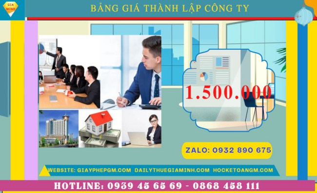 Chi phí thành lập công ty san lấp mặt bằng trọn gói tại TT Huế