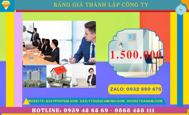 Chi phí thành lập công ty spa trọn gói tại Bạc Liêu