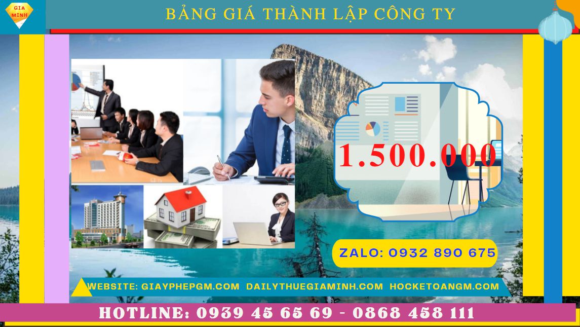 Chi phí thành lập công ty spa trọn gói tại Bình Phước