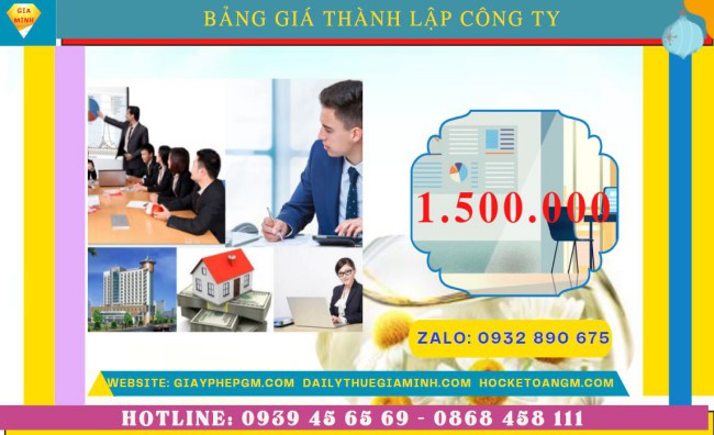 Chi phí thành lập công ty spa trọn gói tại Hòa Bình