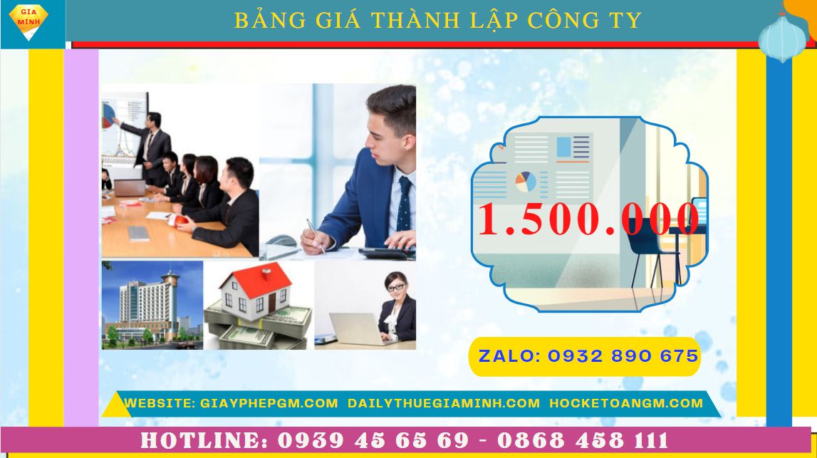 Chi phí thành lập công ty spa trọn gói tại Phú Thọ