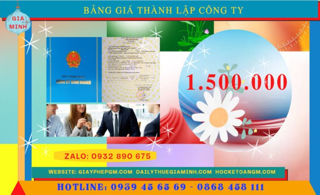 Chi phí thành lập công ty spa trọn gói tại Sóc Trăng