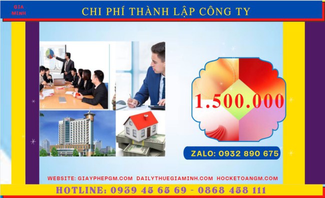 Chi phí thành lập công ty spa trọn gói tại Thành Phố Hà Nội