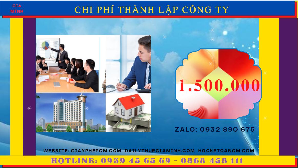 Chi phí thành lập công ty spa trọn gói tại Ninh Kiều