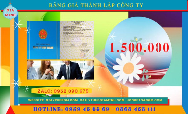 Chi phí thành lập công ty spa trọn gói tại Vĩnh Long