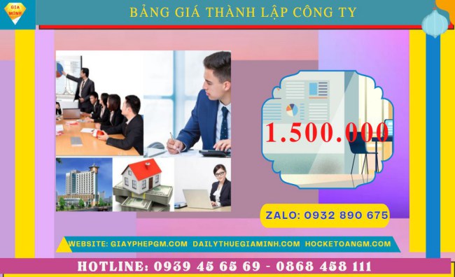 Chi phí thành lập công ty spa trọn gói tại Vĩnh Phúc