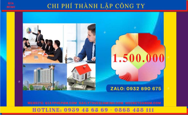 Dịch vụ thành lập công ty xuất nhập khẩu tại An Giang nhanh chóng, trọn gói, uy tín 7 Chi phí thành lập công ty xuất nhập khẩu tại An Giang
