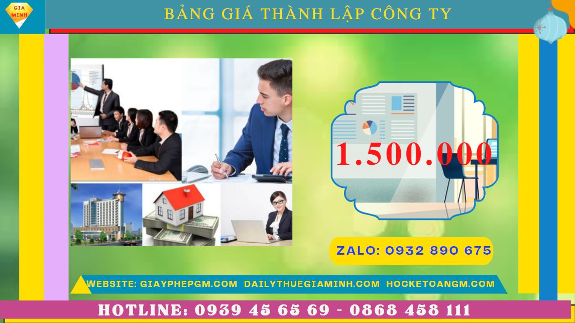 Chi phí thành lập công ty xuất nhập khẩu tại Bà Rịa Vũng Tàu