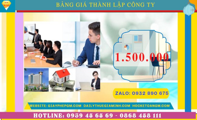 Chi phí thành lập công ty xuất nhập khẩu tại Bắc Giang