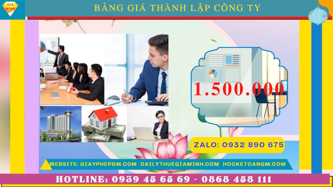 Chi phí thành lập công ty xuất nhập khẩu tại Bắc Ninh