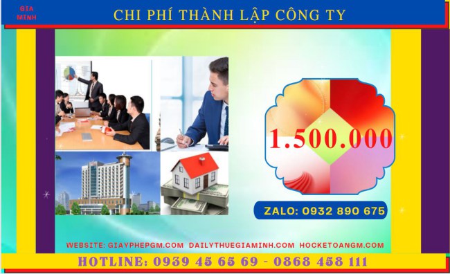 Chi phí thành lập công ty xuất nhập khẩu tại Bến Tre