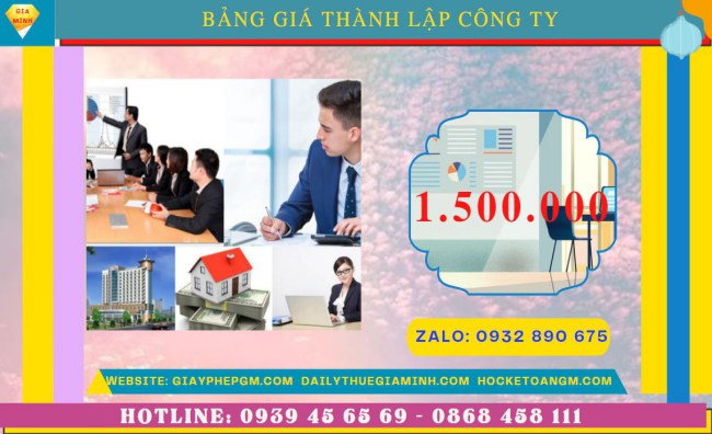 Chi phí thành lập công ty xuất nhập khẩu tại Bình Thuận
