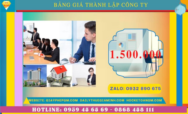 Chi phí thành lập công ty xuất nhập khẩu tại Đồng Nai
