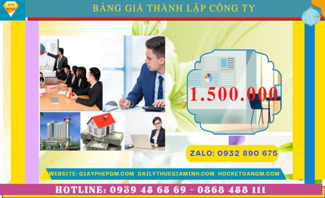 Chi phí thành lập công ty xuất nhập khẩu tại Hà Giang