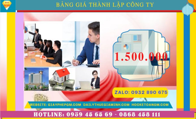 Chi phí thành lập công ty xuất nhập khẩu tại Huế
