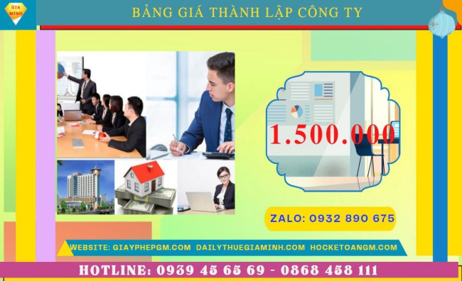 Chi phí thành lập công ty xuất nhập khẩu tại Nam Định