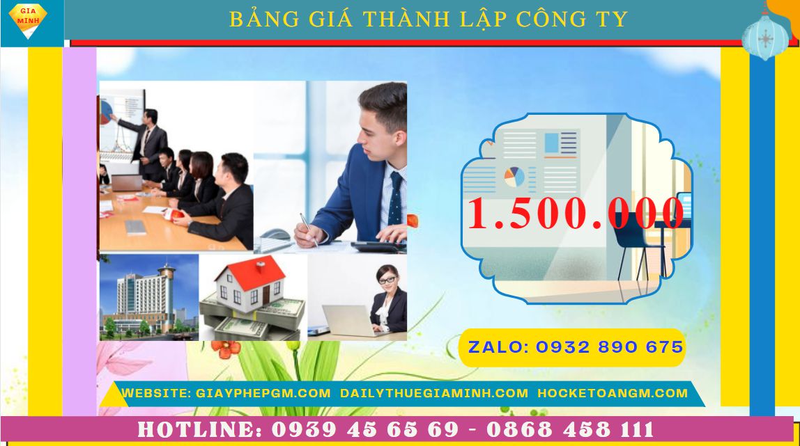 Chi phí thành lập công ty xuất nhập khẩu tại Nghệ An