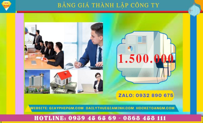 Chi phí thành lập công ty xuất nhập khẩu tại Phú Thọ