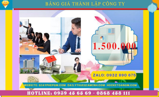 Chi phí thành lập công ty xuất nhập khẩu tại Thừa Thiên Huế
