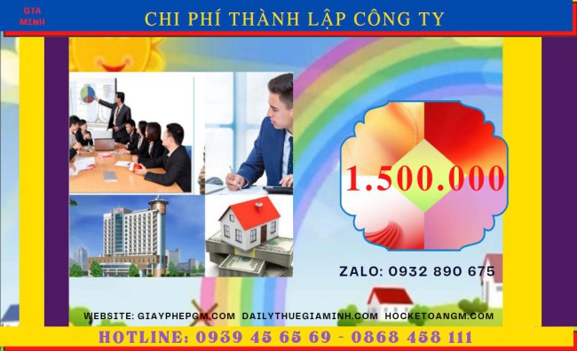 Chi phí thành lập công ty xuất nhập khẩu tại tphcm