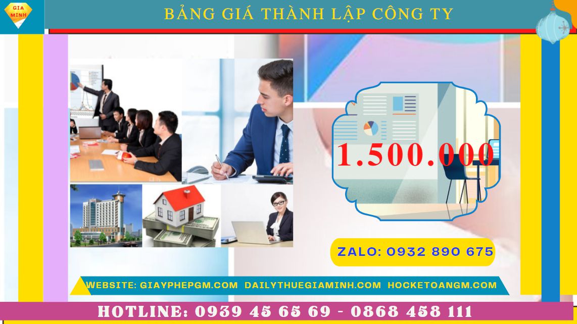 Chi phí thành lập công ty xuất nhập khẩu tại Vĩnh Phúc
