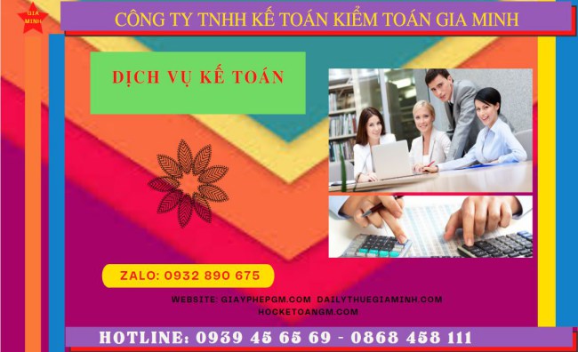 Dịch vụ kế toán thuế tại Gia Lai trọn gói 4 Công ty dịch vụ kế toán trọn gói tại Gia Lai