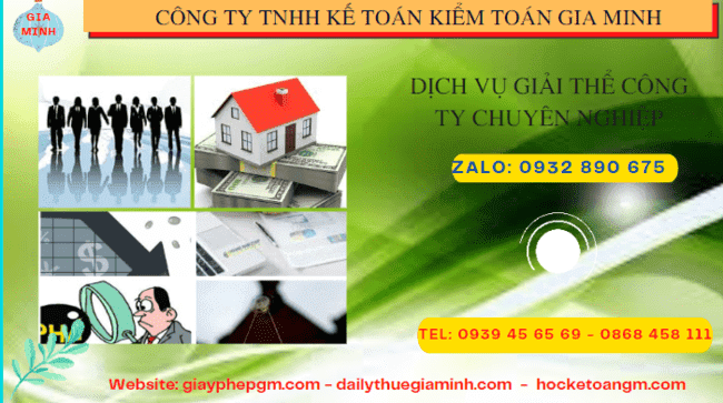 DỊCH VỤ GIẢI THỂ CÔNG TY CHUYÊN NGHIỆP TẠI NAM ĐỊNH 6 Dịch vụ giải thể công ty chuyên nghiệp tại Nam Định