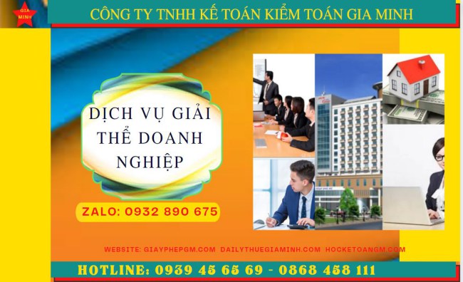Dịch vụ giải thể doanh nghiệp trọn gói tại Hòa Bình