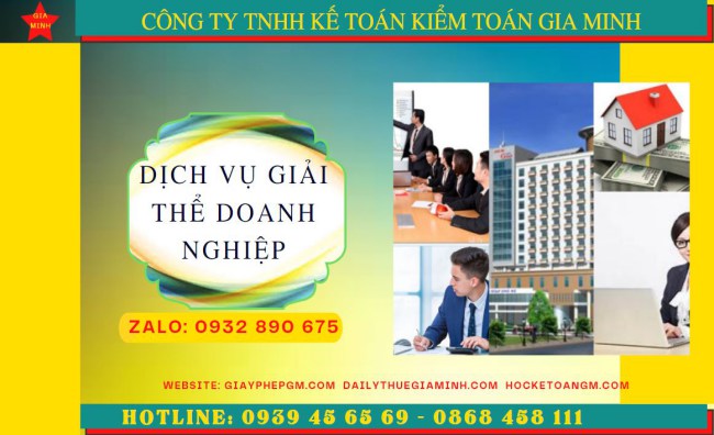Dịch vụ giải thể doanh nghiệp trọn gói tại Huế