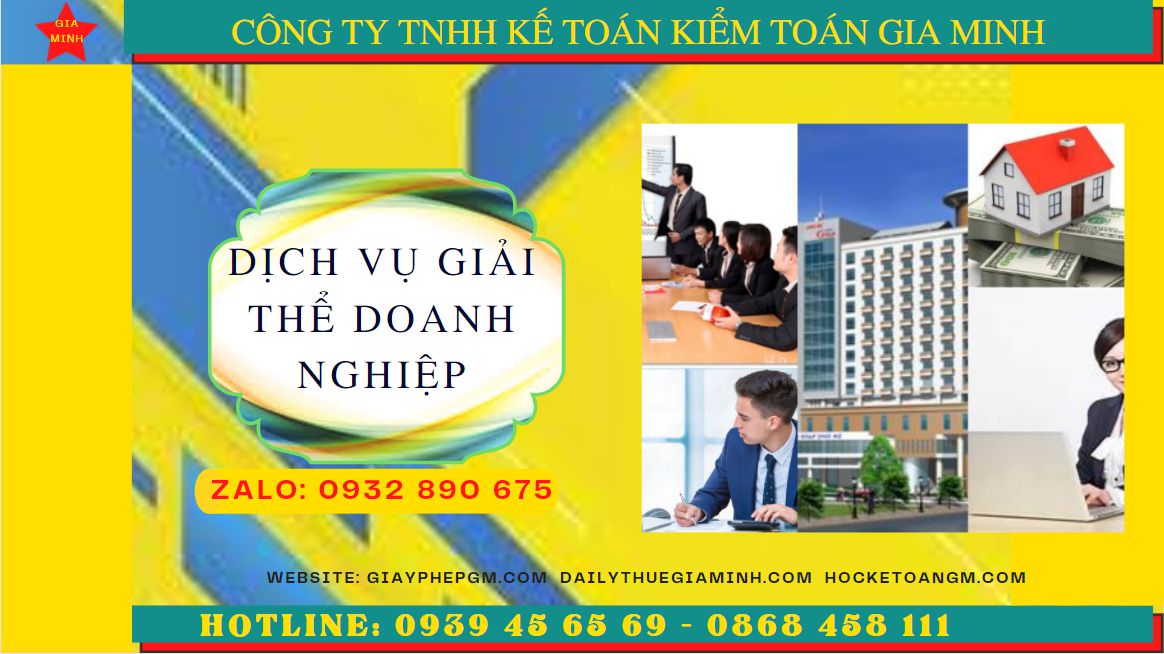 Dịch vụ giải thể doanh nghiệp trọn gói tại Thái Nguyên