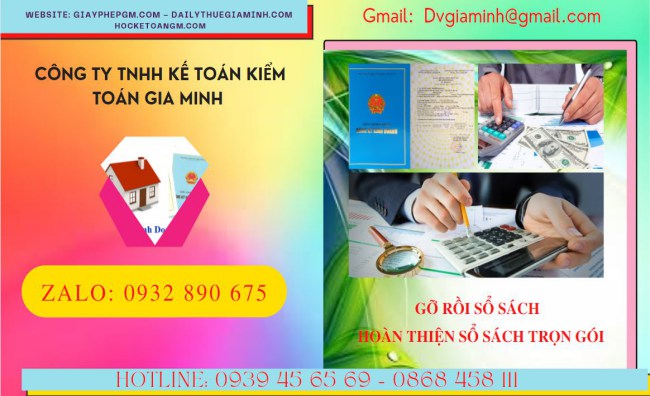 Dịch vụ gỡ rối sổ sách kế toán tại Bắc Giang