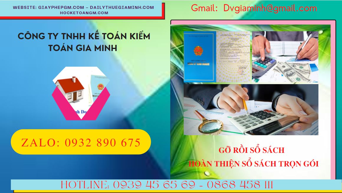 Dịch vụ gỡ rối sổ sách kế toán tại Lạng Sơn