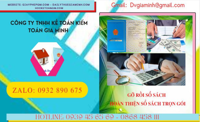GỠ RỐI SỔ SÁCH HOÀN THIỆN SỔ SÁCH TRỌN GÓI SƠN LA 4 Dịch vụ gỡ rối sổ sách kế toán tại Sơn La