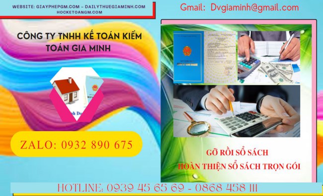 GỠ RỐI SỔ SÁCH HOÀN THIỆN SỔ SÁCH TRỌN GÓI THÁI BÌNH 4 Dịch vụ gỡ rối sổ sách kế toán tại Thái Bình