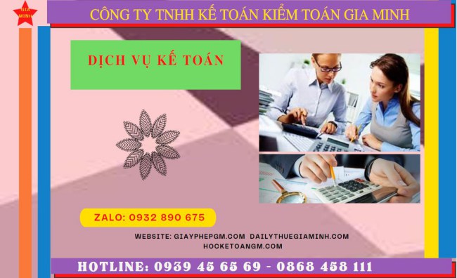DỊCH VỤ KẾ TOÁN THUẾ TẠI BẮC KẠN TRỌN GÓI 6 Dịch vụ kế toán thuế tại Bắc Kạn trọn gói